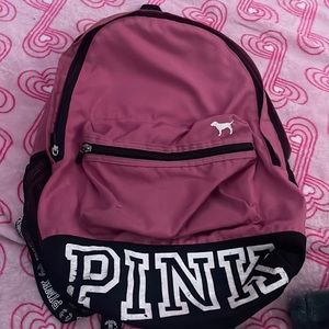 Victoria secrecy pink  bookbag good condition with 4 different section